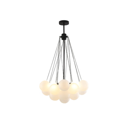 Bubble Chandelier 19heads ∅ 15.8″ x H 33.5″ / Dia 40cm x H 85cm / Black Chandelier