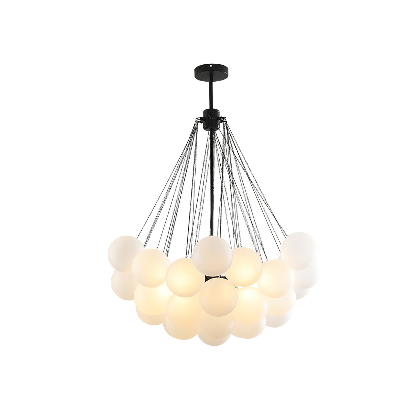 Bubble Chandelier 31heads ∅ 29.5″ x H 29.5″ / Dia 75cm x H 75cm / Black Chandelier