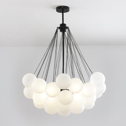 Bubble Chandelier 37heads ∅ 31.5″ x H 39.4″ / Dia 80cm x H 100cm / Black Chandelier