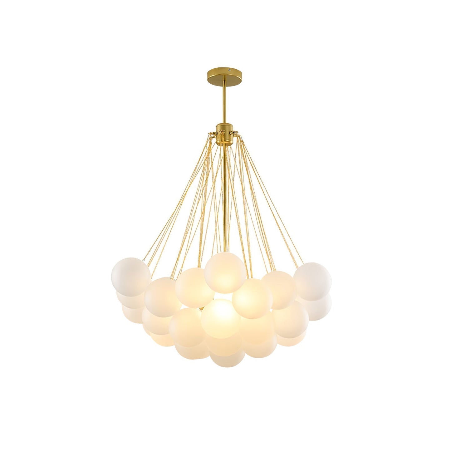 Bubble Chandelier 31heads ∅ 29.5″ x H 29.5″ / Dia 75cm x H 75cm / Gold Chandelier