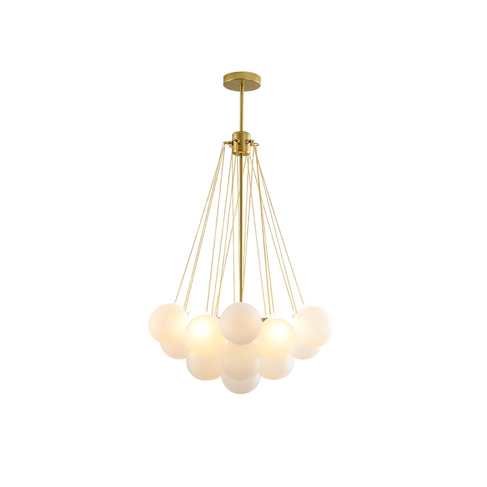 Bubble Chandelier 19heads ∅ 15.8″ x H 33.5″ / Dia 40cm x H 85cm / Gold Chandelier