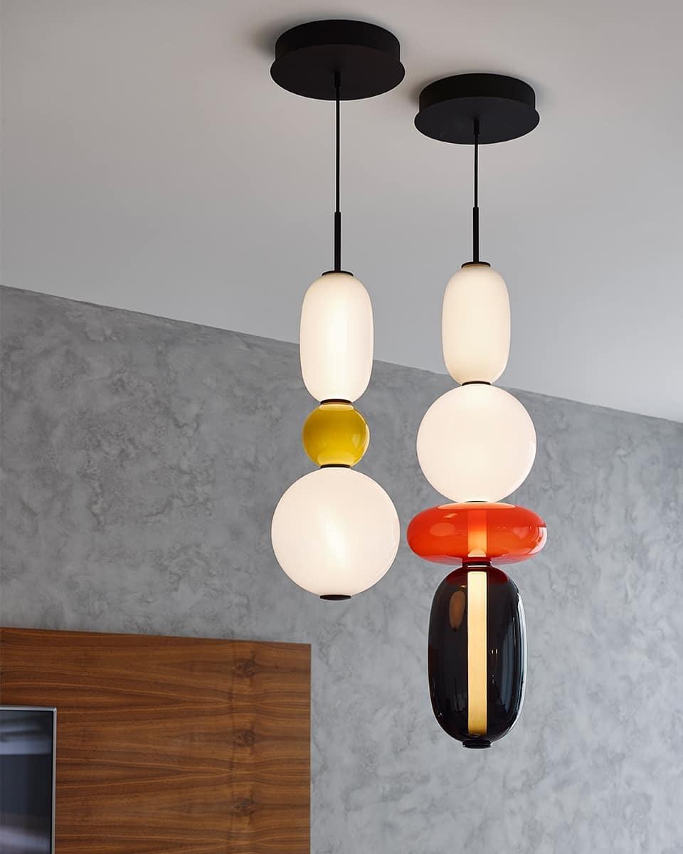 Candied Glass Combo Pendant Light Pendant light