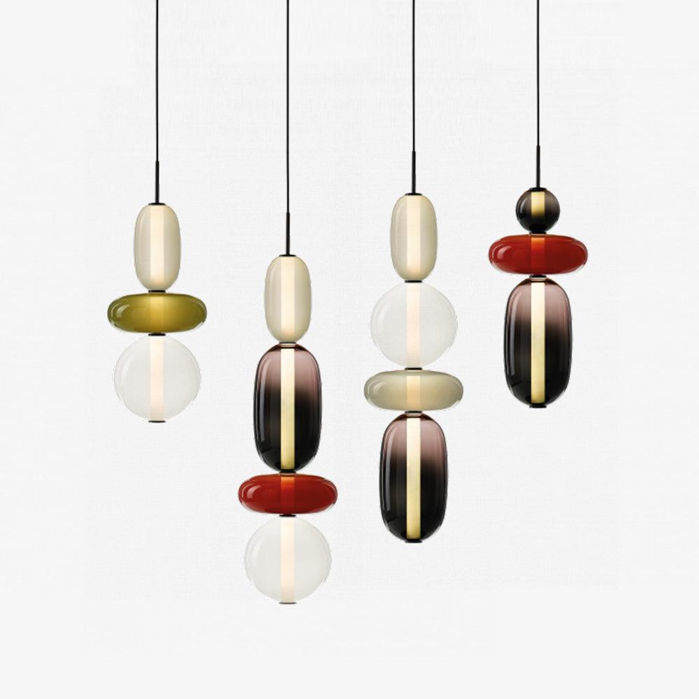 Candied Glass Combo Pendant Light Pendant light