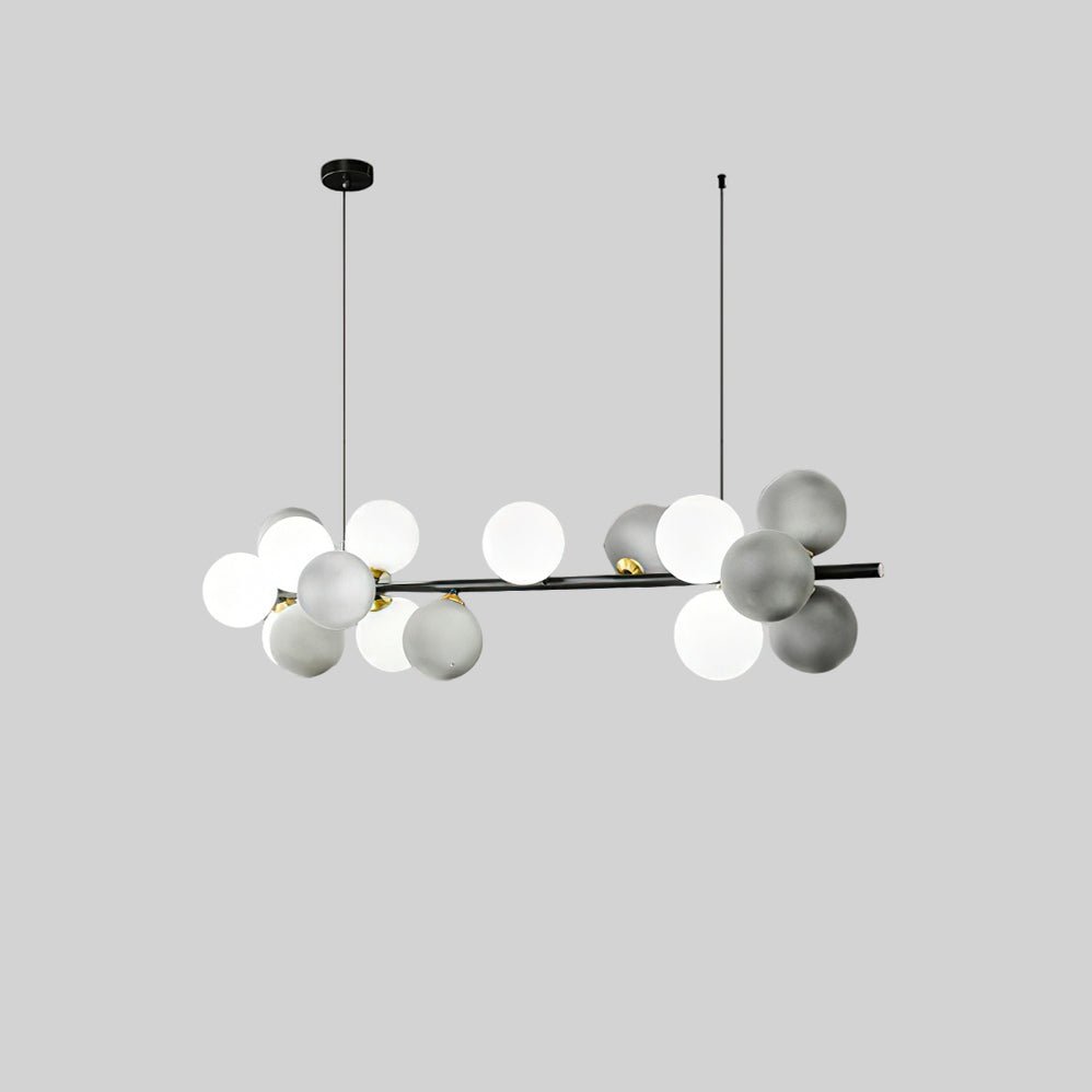 Bubble Holly Island Pendant Lamp 18 heads ∅ 47.2″ x W 11.8″ x H 11.8″ / Anthracite grey Pendant light
