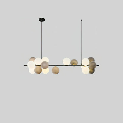 Bubble Holly Island Pendant Lamp 18 heads ∅ 47.2″ x W 11.8″ x H 11.8″ / Light grey Pendant light