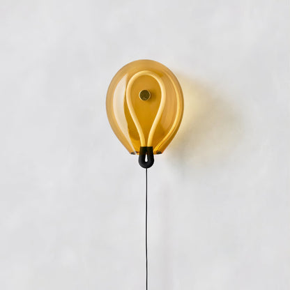 Bulla Wall Light ∅ 11.8″ x H 15.7″ 1 Piece / Yellow / US Plug Wall lamp