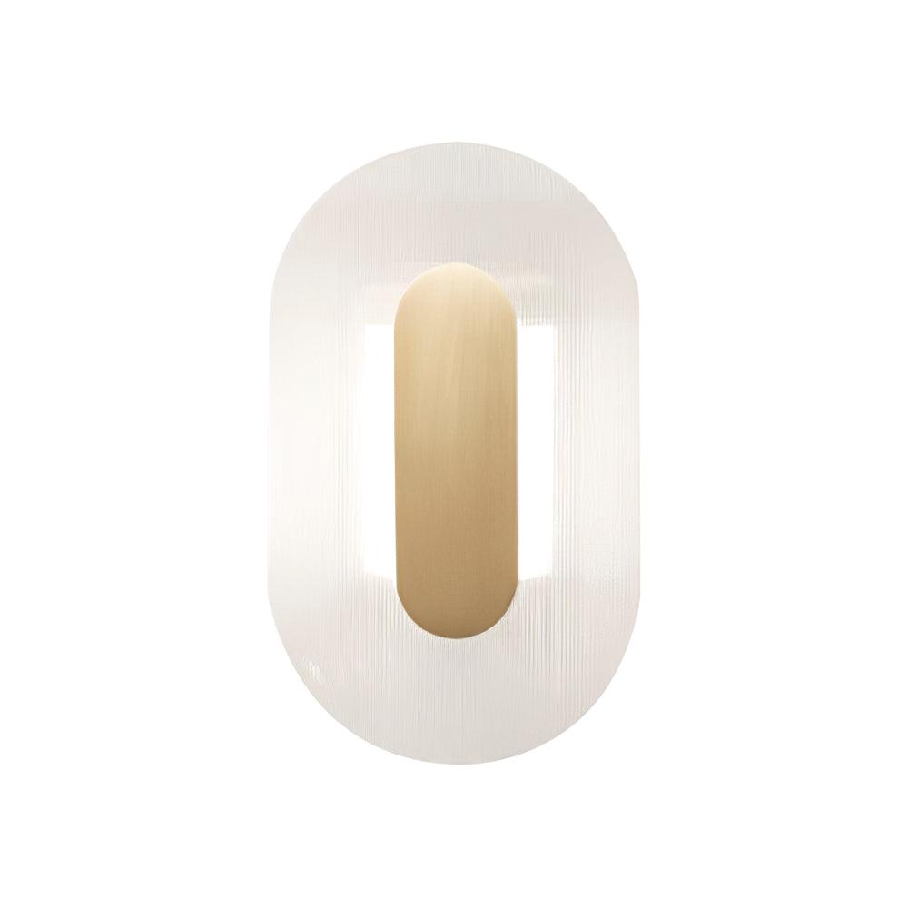 Button Wall Lamp ∅ 7.1″ x H 11.8″ / Dia 18cm x H 30cm / Gold / Warm White Wall lamp