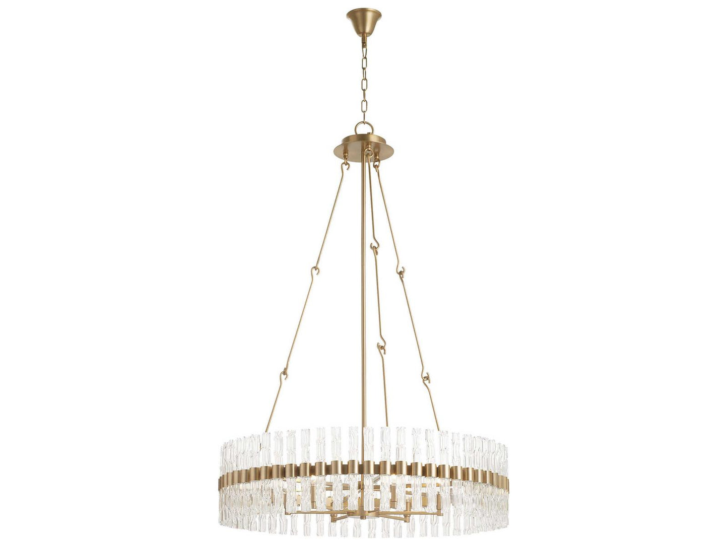 Cyan Design 6-Light Nobel Chandelier in Aged Brass