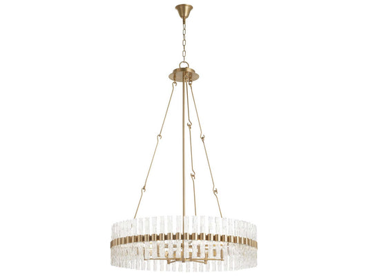 Cyan Design 6-Light Nobel Chandelier in Aged Brass