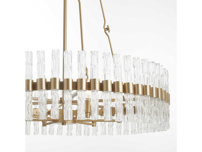 Cyan Design 6-Light Nobel Chandelier in Aged Brass