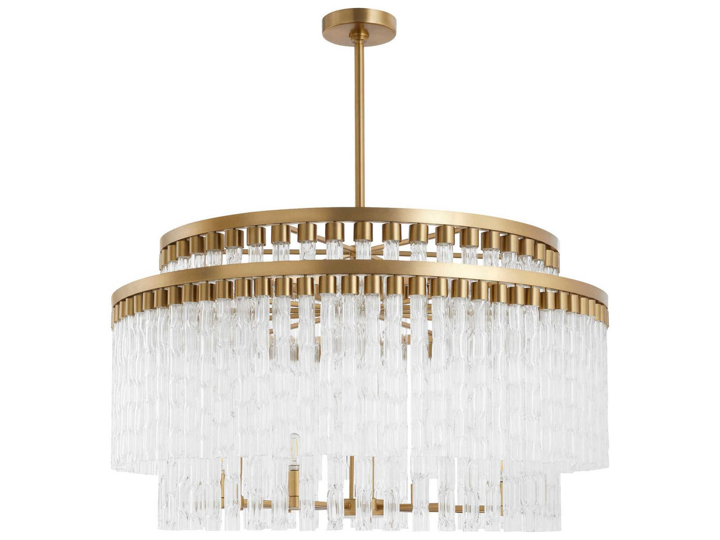Cyan Design 12-Light Nobel Chandelier in Aged Brass