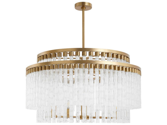 Cyan Design 12-Light Nobel Chandelier in Aged Brass