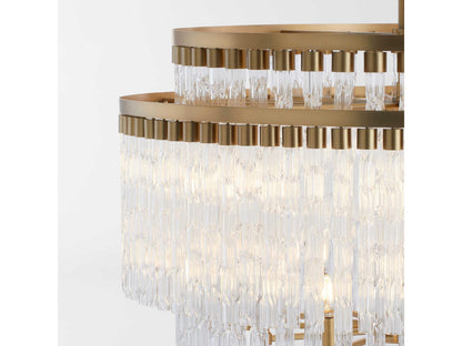 Cyan Design 12-Light Nobel Chandelier in Aged Brass