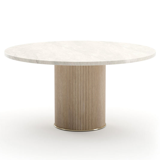 Rhythm Round Stone Dining Table