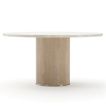 Rhythm Round Stone Dining Table