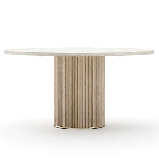 Rhythm Round Stone Dining Table