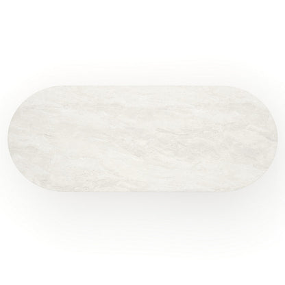 Rhythm Oval Stone Dining Table