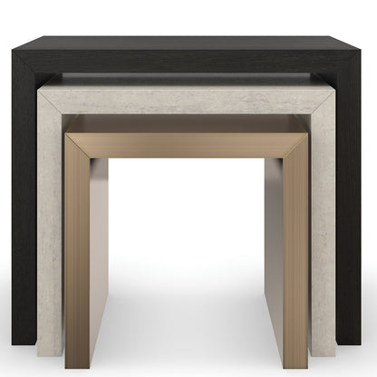 Contrast Nesting Side Table