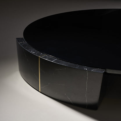Overlap Round Coffee and Cocktail Table