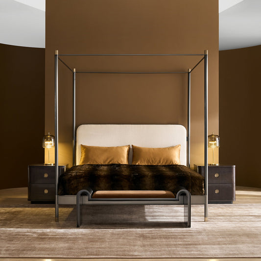 Campaign Bed with Canopy