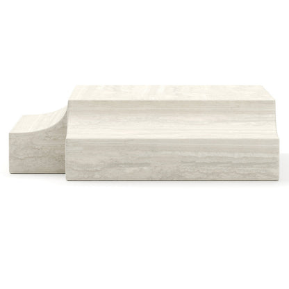 Overlap Corner Wedge Side Table