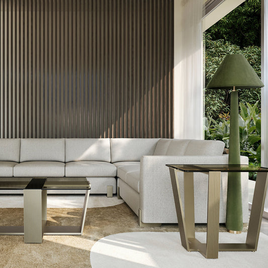 Counter Balance L Sectional Sofa