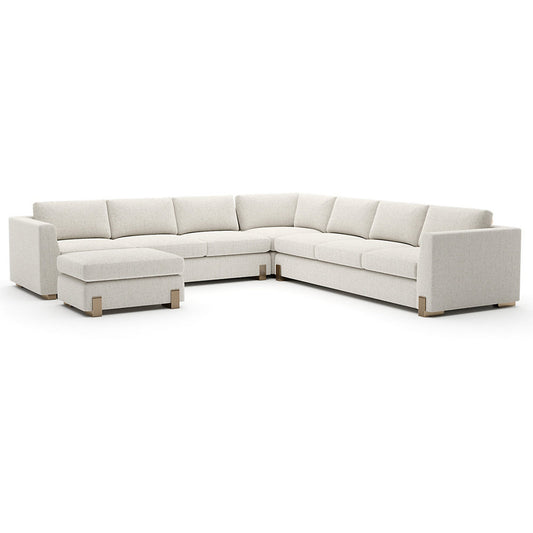 Counter Balance L Sectional With Ottoman