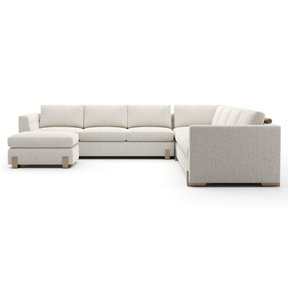 Counter Balance L Sectional With Ottoman