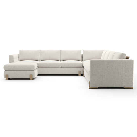 Counter Balance L Sectional With Ottoman