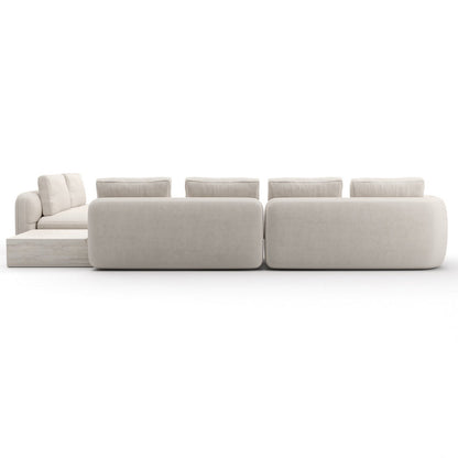 Overlap L Bumper Sectional Sofa