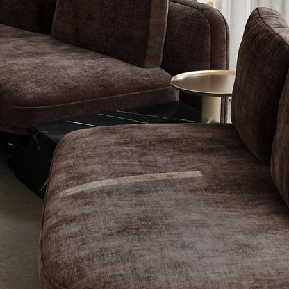 Overlap Triangular Wedge Side Table