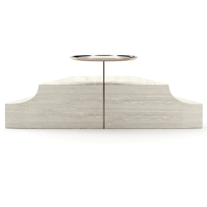 Overlap Triangular Wedge Side Table