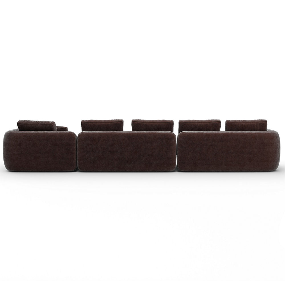Overlap Chaise Sectional Sofa