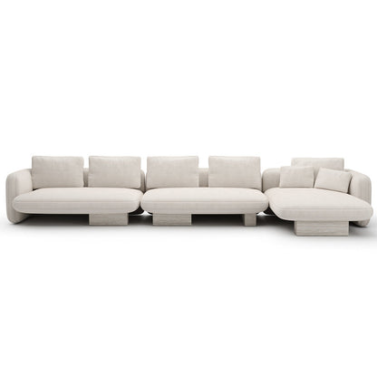 Overlap Chaise Sectional Sofa