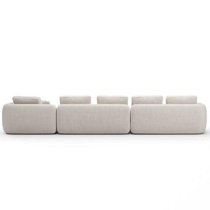 Overlap Chaise Sectional Sofa