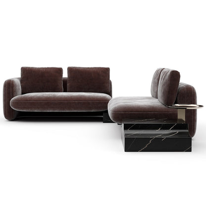 Overlap Wedge Sectional Sofa