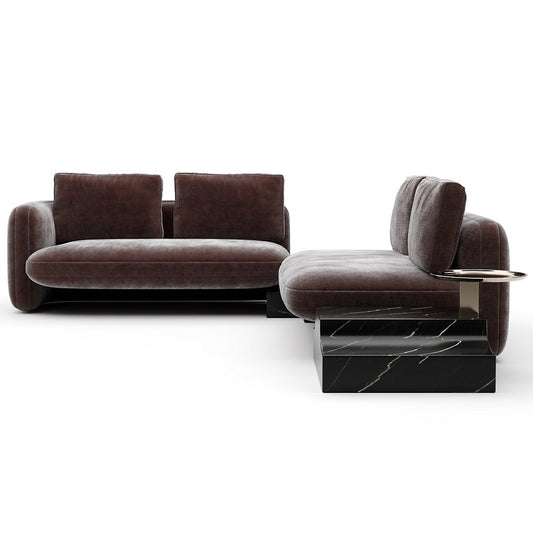 Overlap Wedge Sectional Sofa