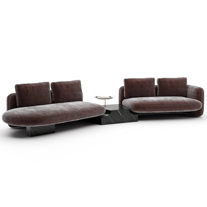 Overlap Bumper Sectional Sofa