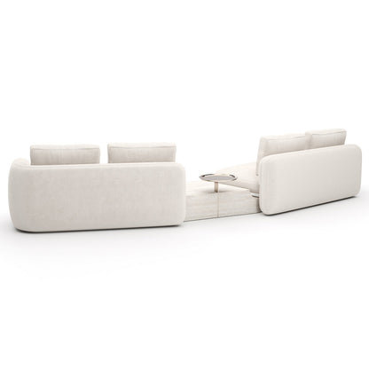 Overlap Bumper Sectional Sofa