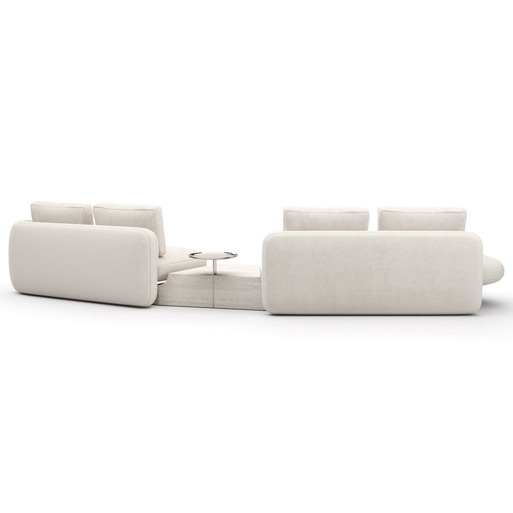 Overlap Bumper Sectional Sofa