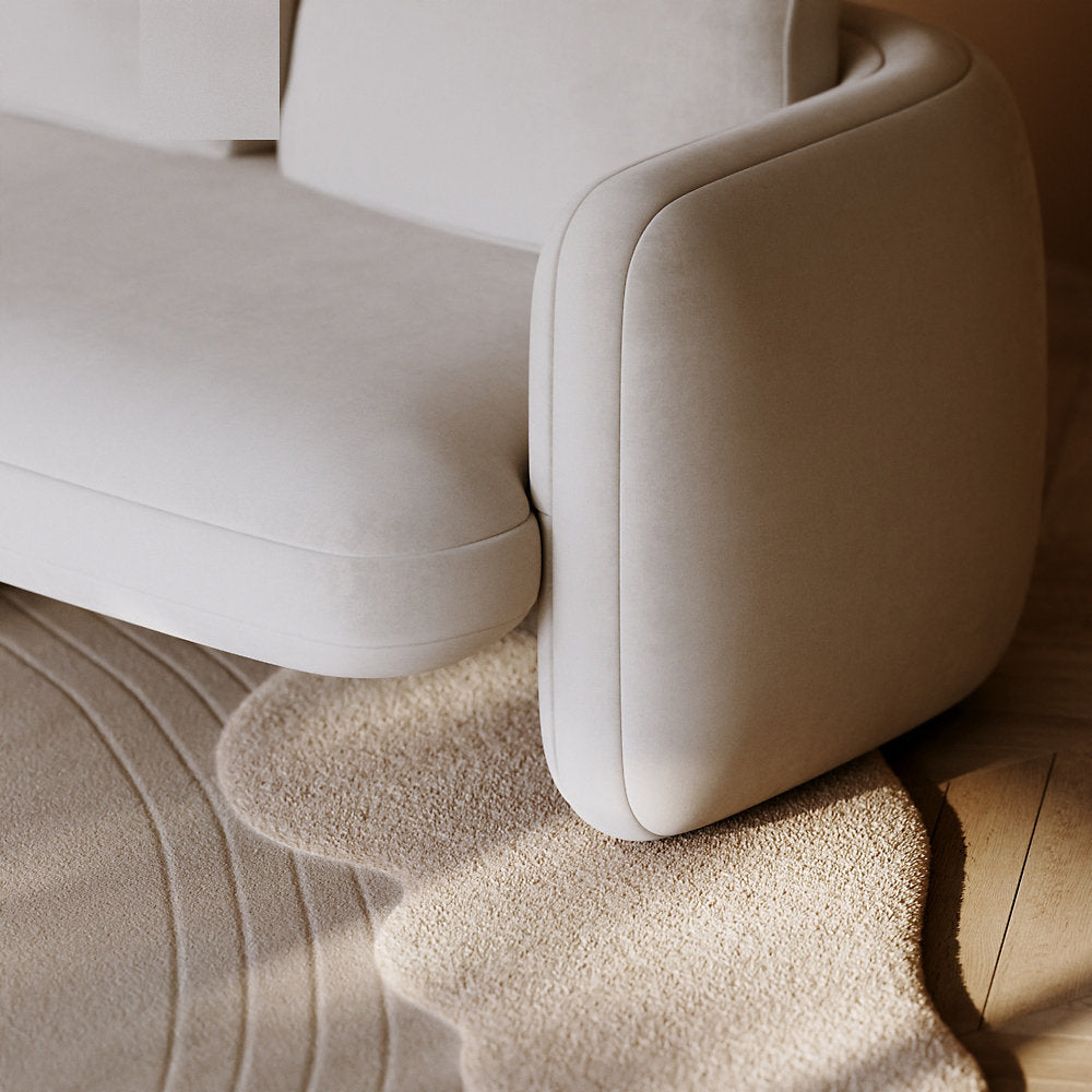 Overlap Bumper Sectional Sofa
