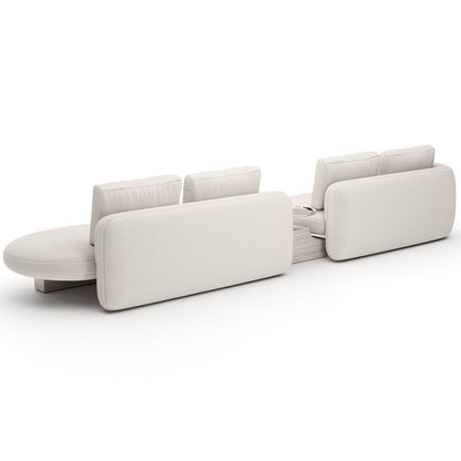 Overlap Bumper Sectional Sofa