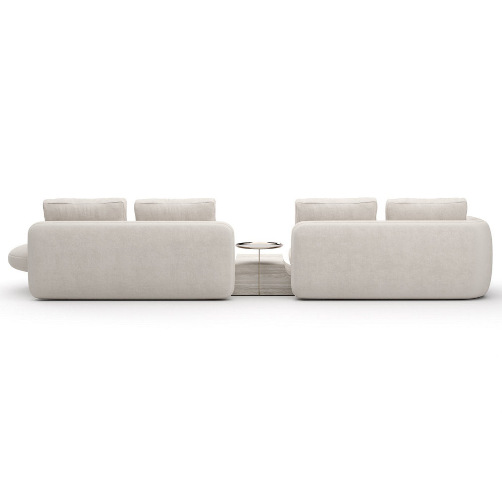 Overlap Bumper Sectional Sofa