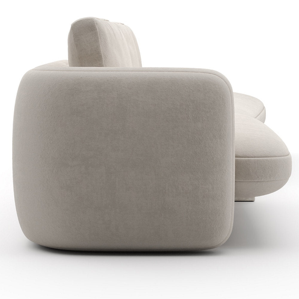 Overlap Bumper Sectional Sofa