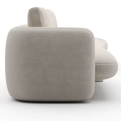 Overlap Bumper Sectional Sofa