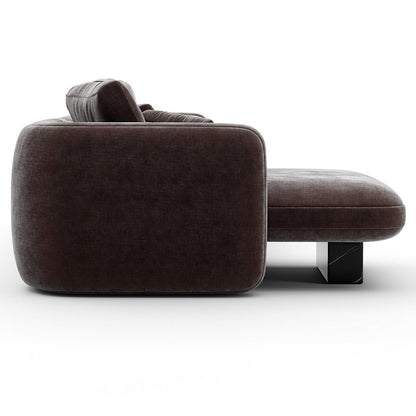 Overlap 3 Seater Chaise Sectional Sofa
