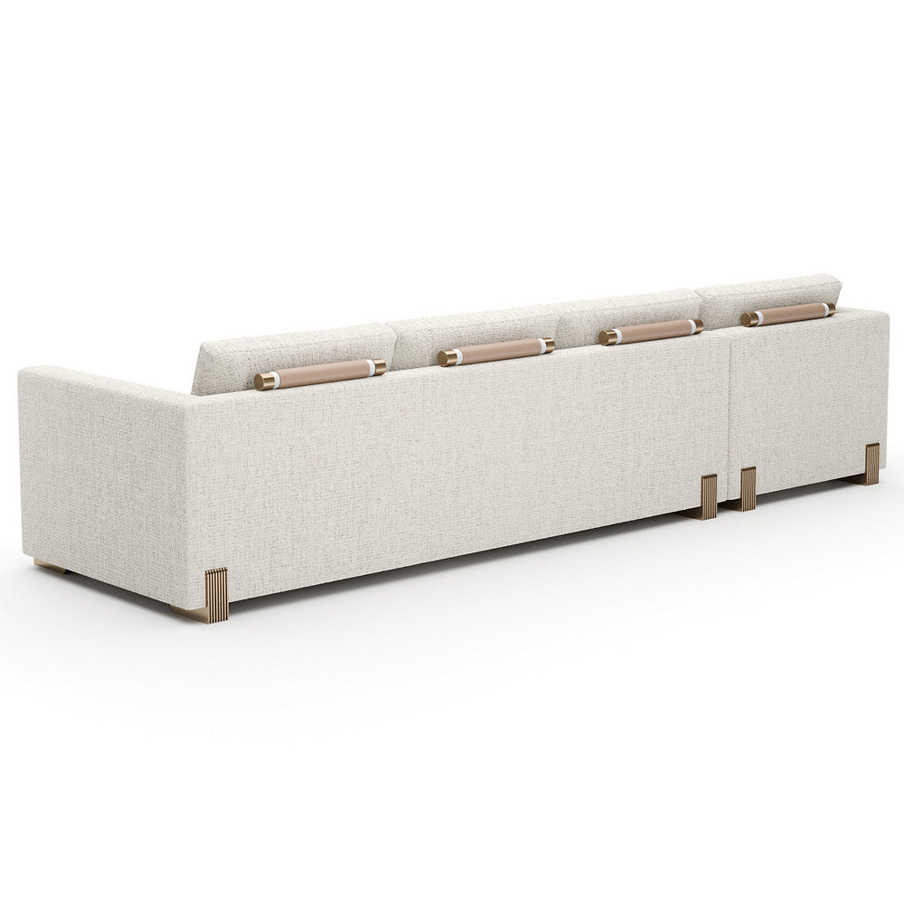 Counter Balance Chaise Sectional Sofa
