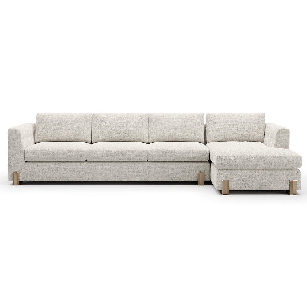 Counter Balance Chaise Sectional Sofa