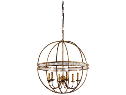 Chelsea House Tuscan 6-Light Chandelier in Old Gold Finish