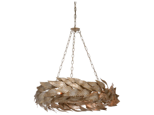 Chelsea House 6-Light Meadow Chandelier in Old Antique Silver